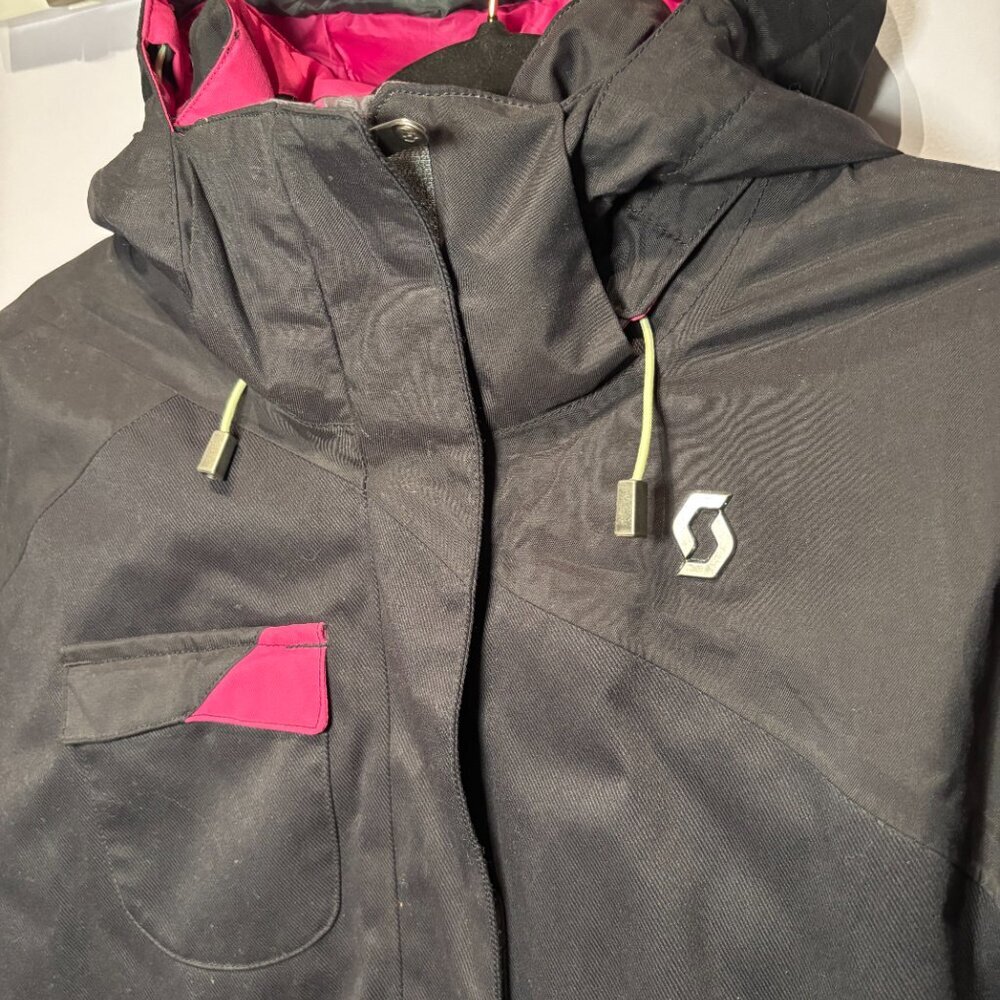 Scott Ski/Snowboard Women’s Winter Active Jacket Black/Pink Size 8-10 - Picture 9 of 11